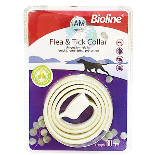 قلاده ضدکک و کنه 60سانتی رایحه لیمو Bioline